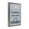 Stupell Industries Amor Verdadero en un Establo Framed Floater Canvas Wall Art